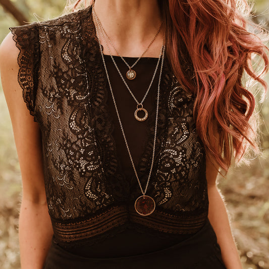 Large Rose Petal Gem