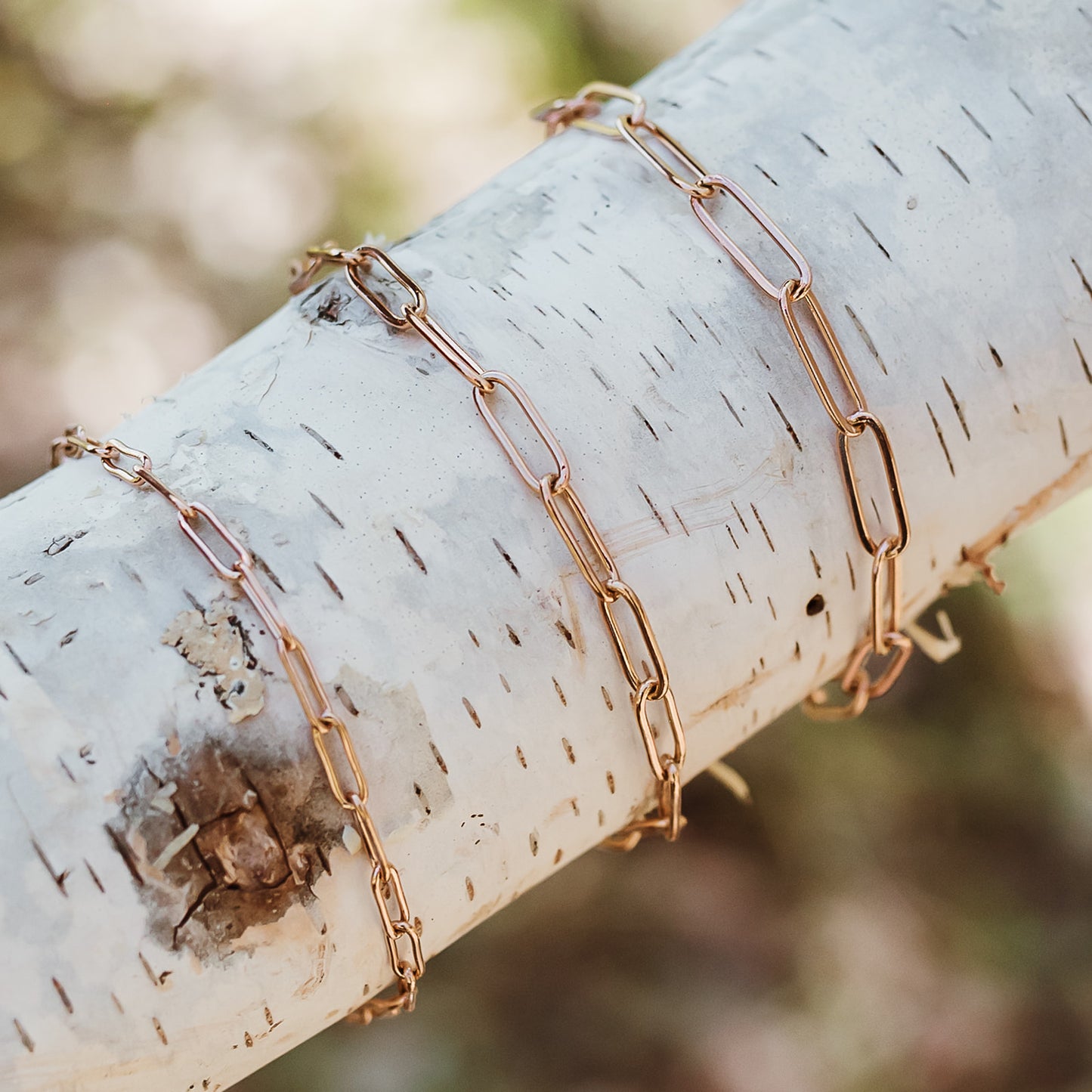 Fine Paperclip Necklace