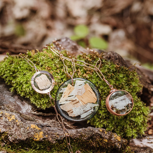 Birch Bark Window Bracelet
