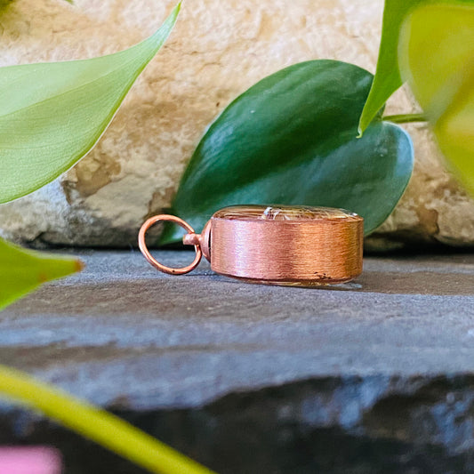 Yarrow Flower Classic Pendant #1