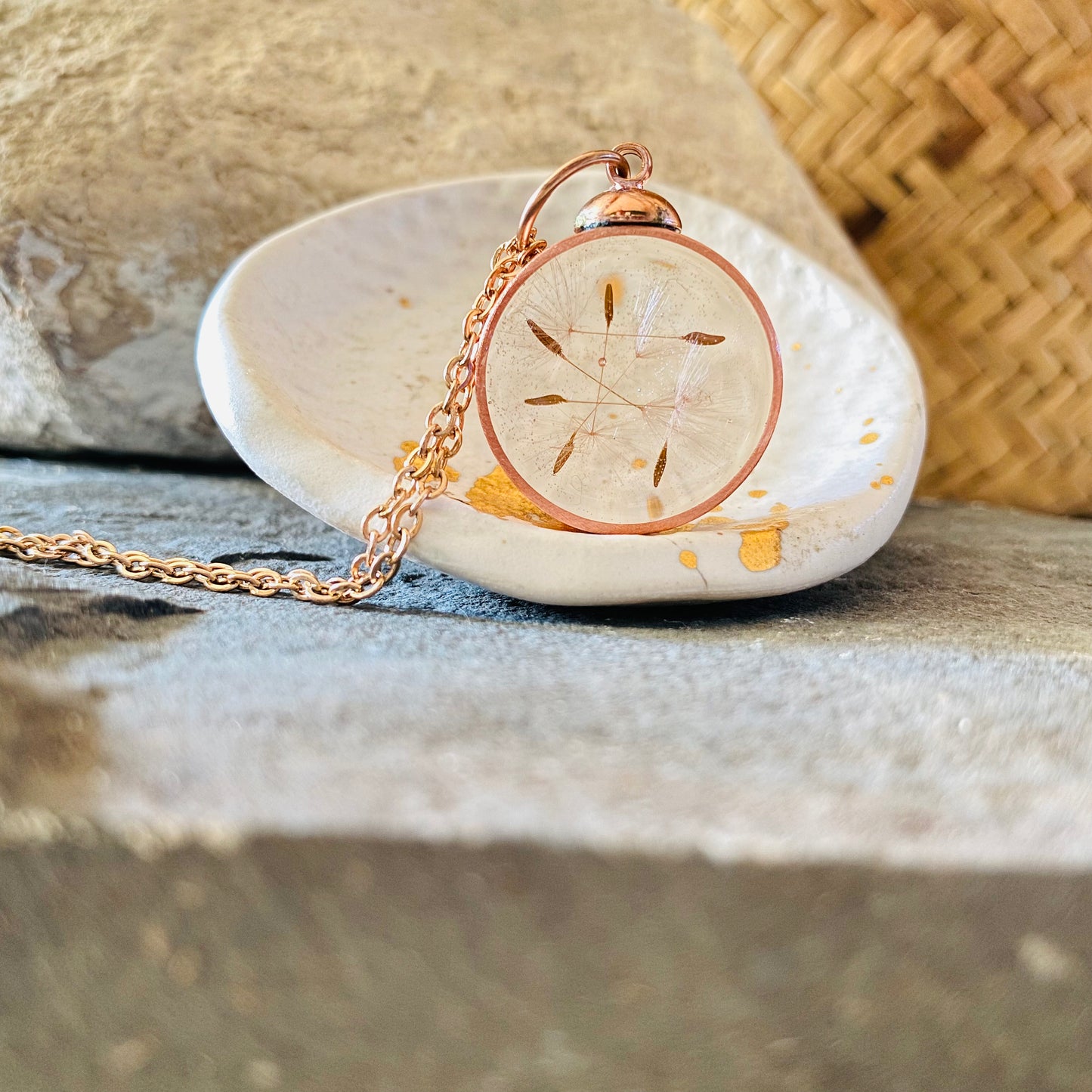 Dandelion Seed Classic Pendant #14