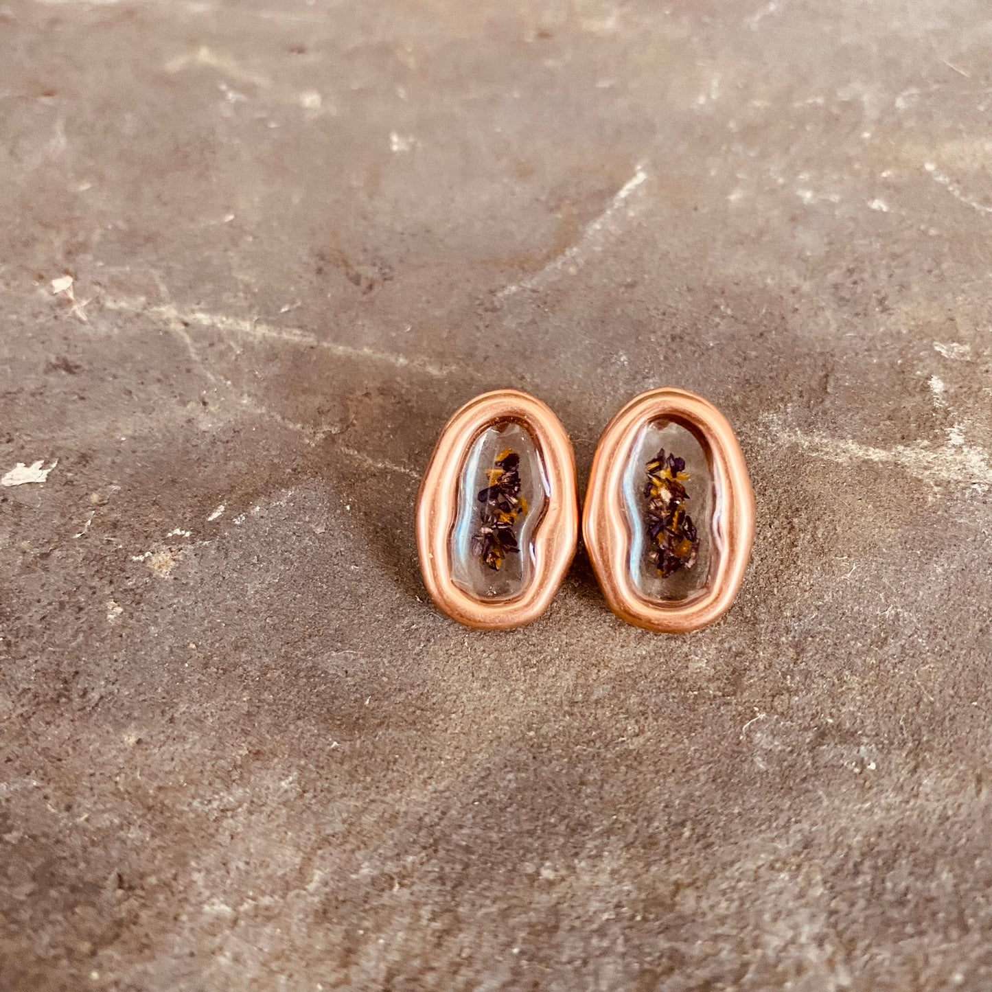 Lilac Stud Earrings