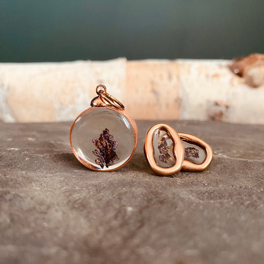 Lilac Stud Earrings