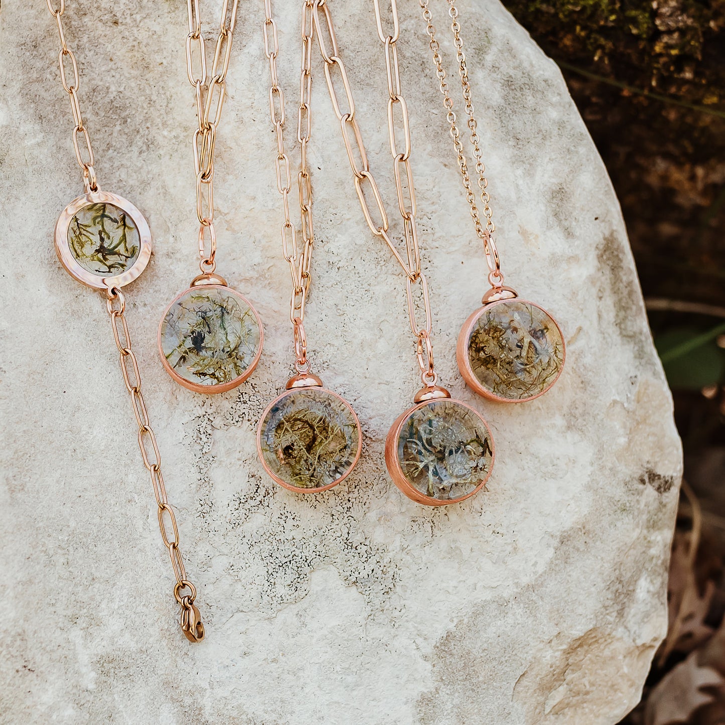 Lichen Window Bracelet