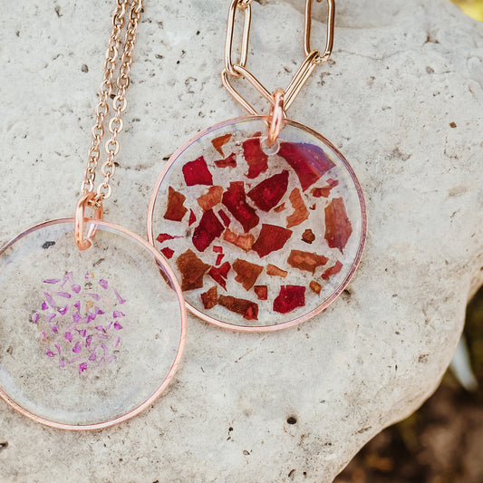 Large Rose Petal Gem