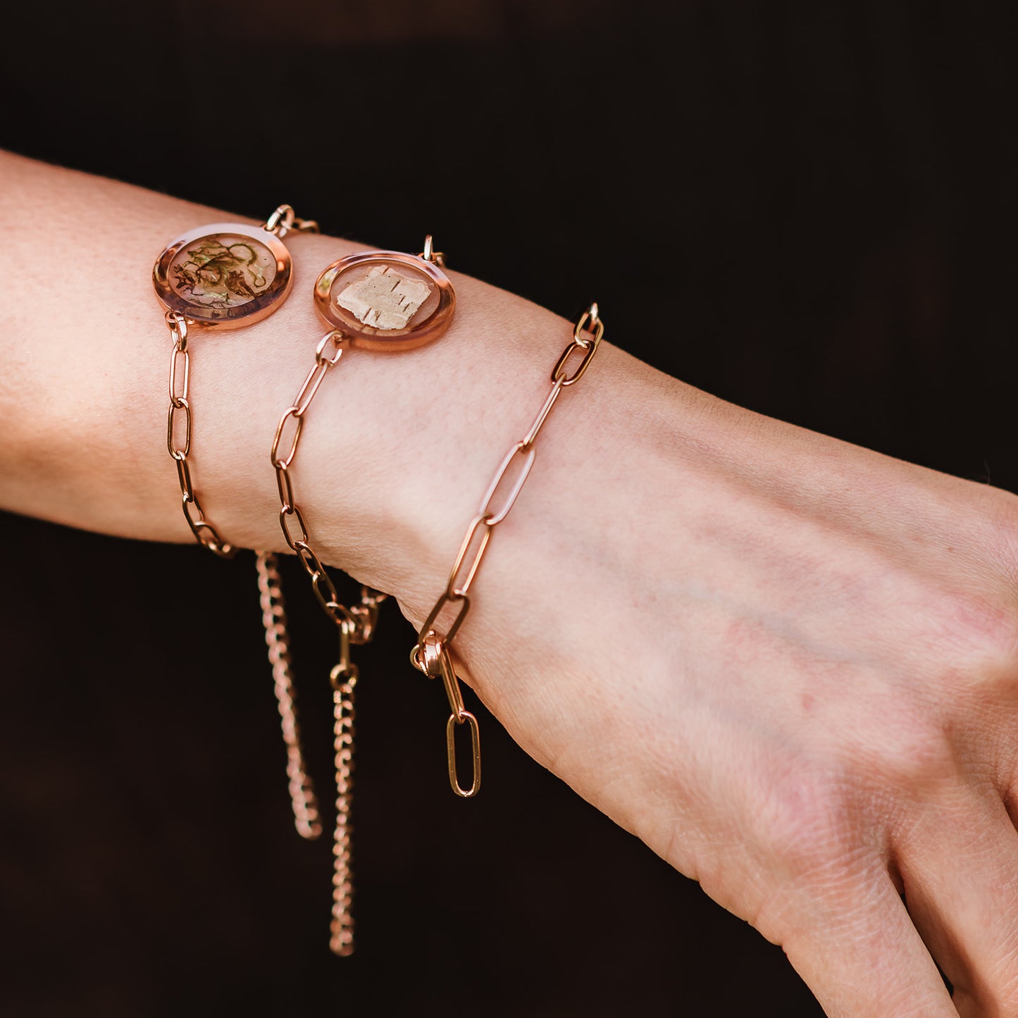 Birch Bark Window Bracelet