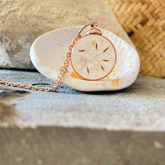 Dandelion Seed Classic Pendant #14