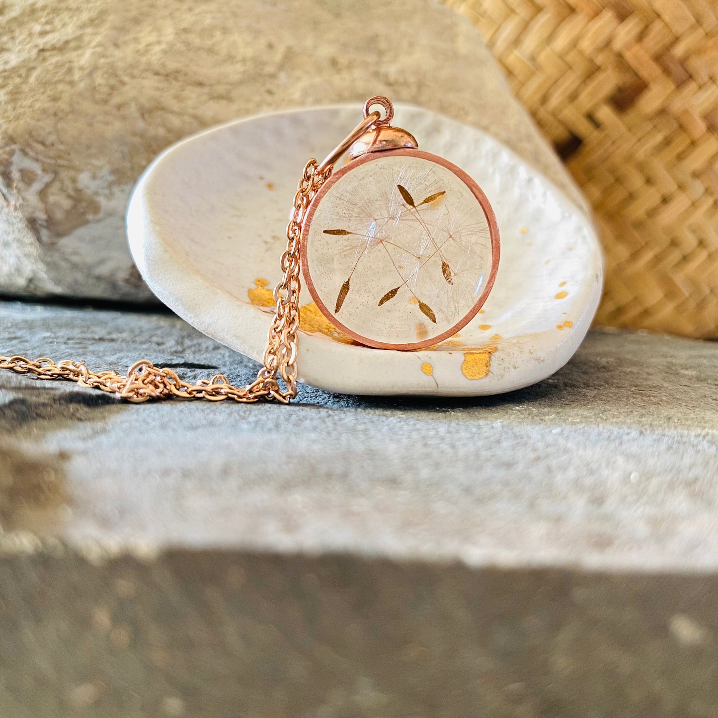 Dandelion Seed Classic Pendant #10